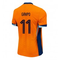 Camiseta Países Bajos Cody Gakpo #11 Primera Equipación Replica Eurocopa 2024 mangas cortas